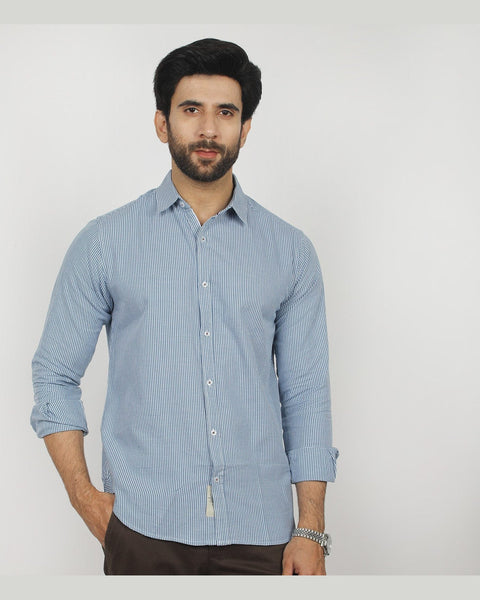 Eminent Men's Casual Check Shirt - Blue, Men's Shirts, Eminent, Chase Value