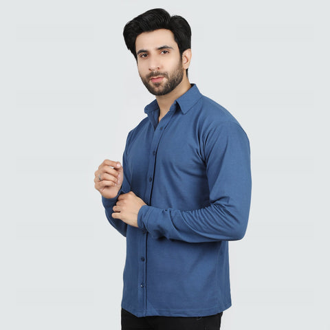 Eminent Men's Front Open Shirt - Navy Blue, Men's Shirts, Eminent, Chase Value