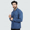 Eminent Men's Full Sleeves Polo T-Shirt - Navy Blue