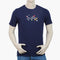 Eminent Men's Round Neck Half Sleeves Printed T-Shirt - Navy Blue