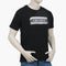 Eminent Men's Round Neck Half Sleeves Printed T-Shirt - Black