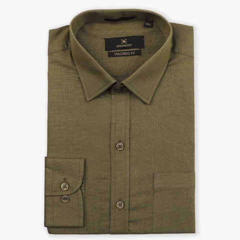 Eminent Men's Chambray Shirt - Olive, Men's Shirts, Eminent, Chase Value