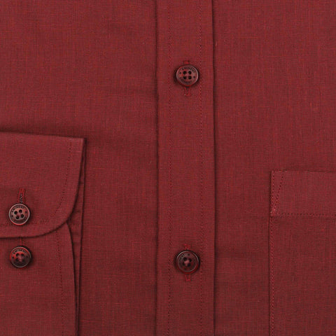 Eminent Men's Chambray Shirt - Maroon, Men's Shirts, Eminent, Chase Value