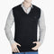 Men's Sleevesless Fancy Sweater - Black, Men's Sweater & Sweat Shirts, Chase Value, Chase Value