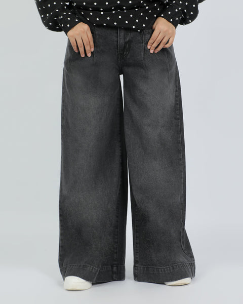 Eminent Women's Palazzo Fit Denim Pant