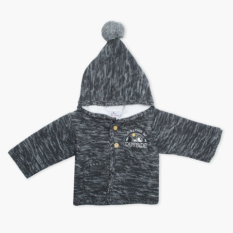 Newborn Boys Sweater - Charcoal, Newborn Boys Winterwear, Chase Value, Chase Value
