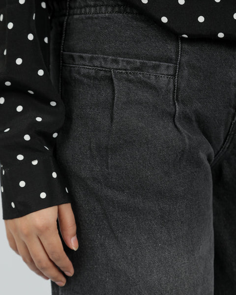 Eminent Women's Palazzo Fit Denim Pant