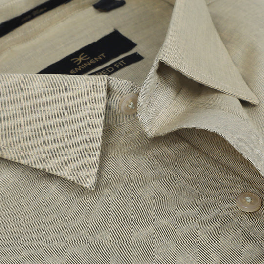 Eminent Men's Formal Shirt - Beige, Men's Shirts, Eminent, Chase Value