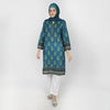 Eminent Women's Khaddar Kurti - Steel Blue