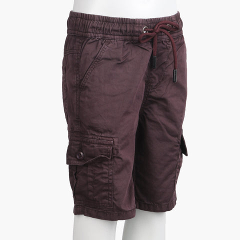 Eminent Boys Cargo Short - Burgundy, Boys Shorts, Eminent, Chase Value
