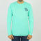 Eminent Men's Round Neck Full Sleeves T-Shirt - Aqua, Men's T-Shirts & Polos, Eminent, Chase Value