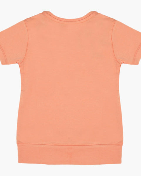 Eminent Girls T-Shirt - Peach, Girls T-Shirts, Eminent, Chase Value