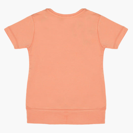 Eminent Girls T-Shirt - Peach, Girls T-Shirts, Eminent, Chase Value