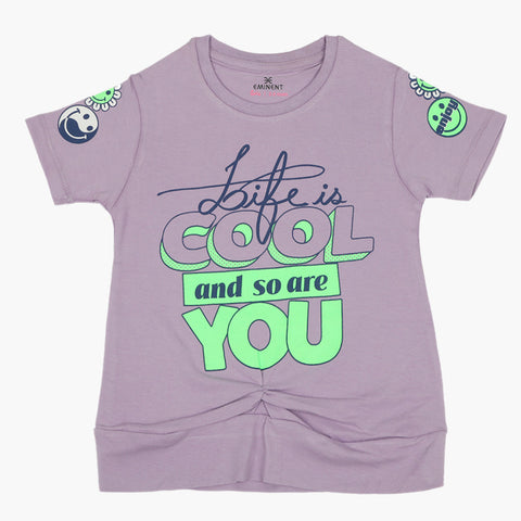 Eminent Girls T-Shirt - Light Purple, Girls T-Shirts, Eminent, Chase Value
