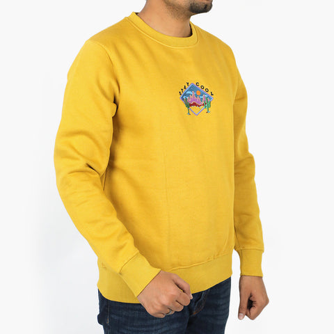 Eminent Men's Sweat Shirt - Mustard, Men's Sweater & Sweat Shirts, Eminent, Chase Value