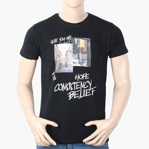 Eminent Men's Half Sleeves T-Shirt - Black, Men's T-Shirts & Polos, Eminent, Chase Value