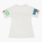 Eminent Girls Half Sleeves T-Shirt - White, Girls T-Shirts, Eminent, Chase Value