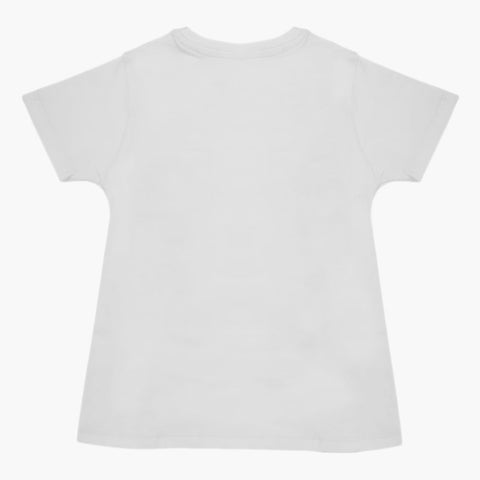 Eminent Girls Half Sleeves T-Shirt - White, Girls T-Shirts, Eminent, Chase Value