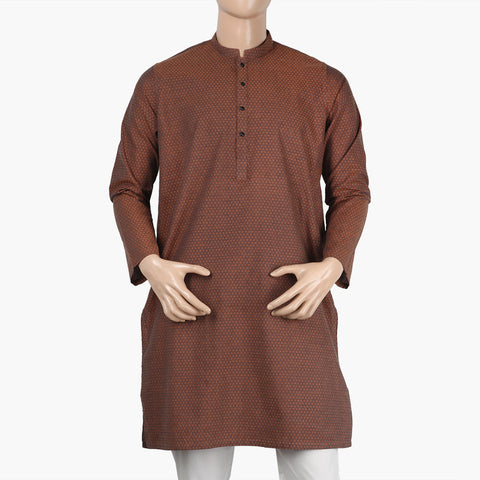 Eminent Men's Trim Fit Kurta - Brown, Men's Kurtas, Eminent, Chase Value