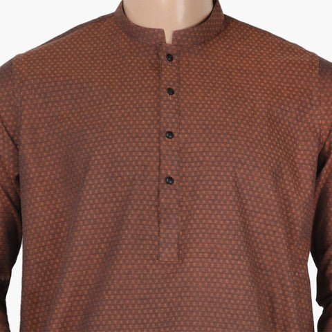 Eminent Men's Trim Fit Kurta - Brown, Men's Kurtas, Eminent, Chase Value