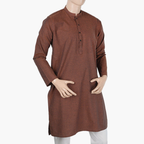 Eminent Men's Trim Fit Kurta - Brown, Men's Kurtas, Eminent, Chase Value