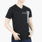 Eminent Men's Round Neck Half Sleeves Printed T-Shirt - Black, Men's T-Shirts & Polos, Eminent, Chase Value