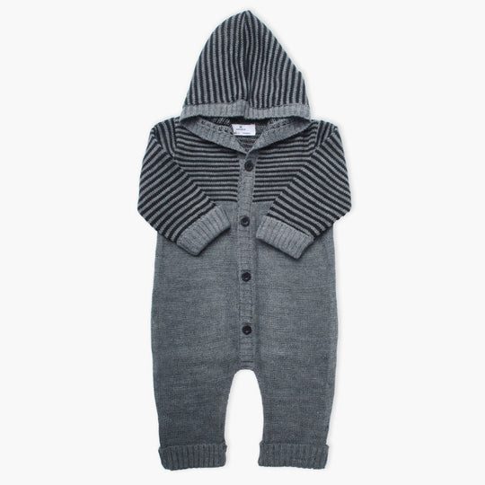 Newborn Boys Romper - Charcoal, Newborn Boys Rompers, Chase Value, Chase Value