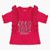 Eminent Girls Half Sleeves T-Shirt - Pink, Girls T-Shirts, Eminent, Chase Value