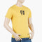 Eminent Men's Round Neck Half Sleeves Printed T-Shirt - Yellow, Men's T-Shirts & Polos, Eminent, Chase Value