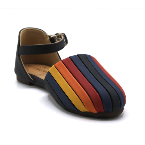 Eminent Girls Slingback - Black, Girls Slippers, Eminent, Chase Value