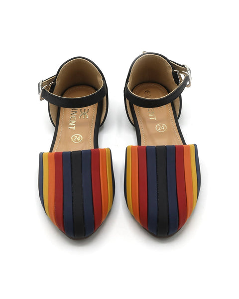 Eminent Girls Slingback - Black, Girls Slippers, Eminent, Chase Value