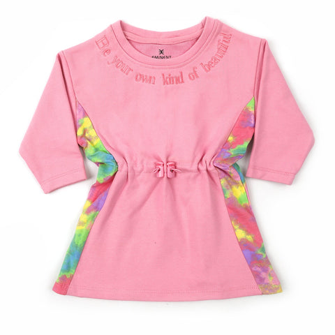 Eminent Girls Full Sleeves Frock - Pink, Girls Frocks, Eminent, Chase Value