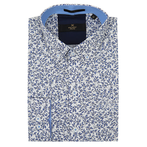 Eminent Men's Saturday Printed Shirt - Blue, Men's Shirts, Eminent, Chase Value