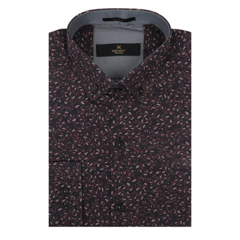 Eminent Men's Saturday Printed Shirt - Purple, Men's Shirts, Eminent, Chase Value
