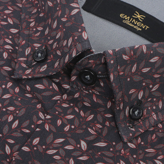 Eminent Men's Saturday Printed Shirt - Purple, Men's Shirts, Eminent, Chase Value