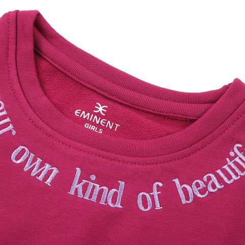 Eminent Girls Full Sleeves Frock - Fuchsia, Girls Frocks, Eminent, Chase Value