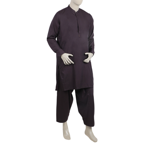 Eminent Men's Stitched Shalwar Suit - Burgundy, Men's Shalwar Kameez, Eminent, Chase Value
