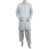 Eminent Men's Kurta Embroidered Shalwar Suit - Silver