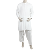 Eminent Men's Kurta Plain Shalwar Suit - Off White