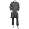 Eminent Men's Embroidered Kurta Pajama Suit - Charcoal