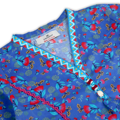 Eminent Girls Shalwar Suits - Blue