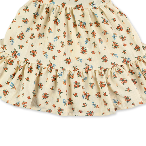Eminent Girls Woven Frock - Fawn