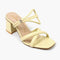 Eminent Women's Heel Sandal - Yellow