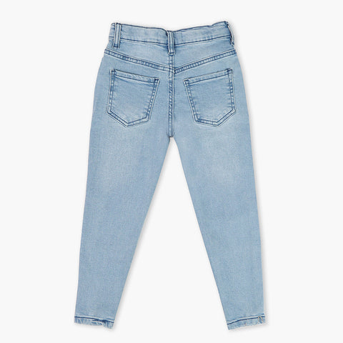 Eminent Girls High Rise Skinny Pant - Mid Blue, Girls Pants & Capri, Eminent, Chase Value