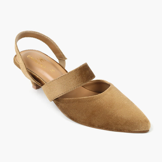 Eminent Women's Heel Banto Slipper - Golden, Women Heels, Eminent, Chase Value