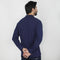 Eminent Men's Full Sleeves Polo T-Shirt - Navy Blue