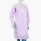 Women's Embroidered Stitched Kurti - Lilac