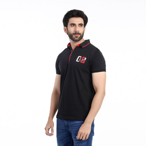 Eminent Men's  Half Sleeves Polo T-Shirt - Black