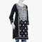 Women's Embroidered Stitched Kurti - Black, Women Ready Kurtis, Eminent, Chase Value