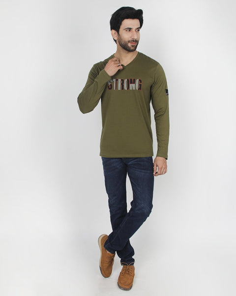 Eminent Men's Round Neck Full Sleeves T-Shirt - Beach, Men's T-Shirts & Polos, Eminent, Chase Value